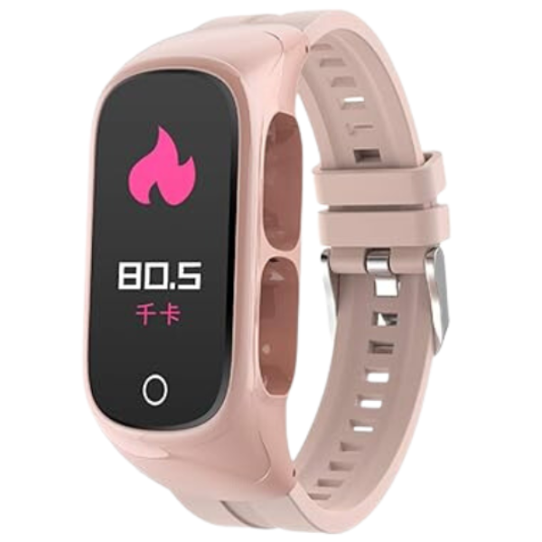 Smartwatch Relógio inteligente Fone Bluetooth 2 em 1 N8 (ROSA)