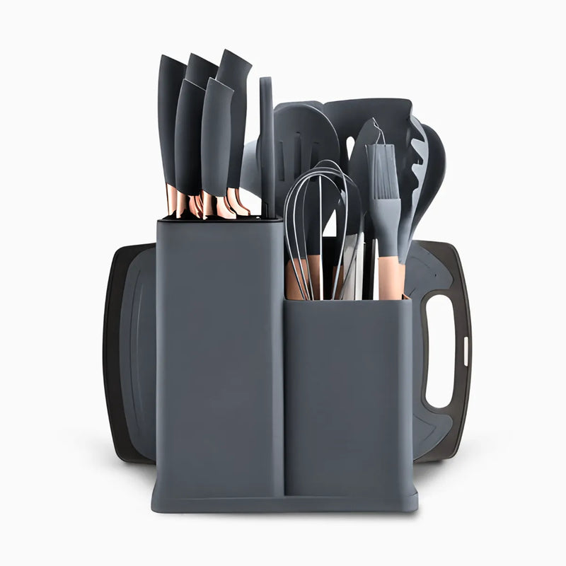 Kit Utensílios de Cozinha Jogo Completo 19 Peças