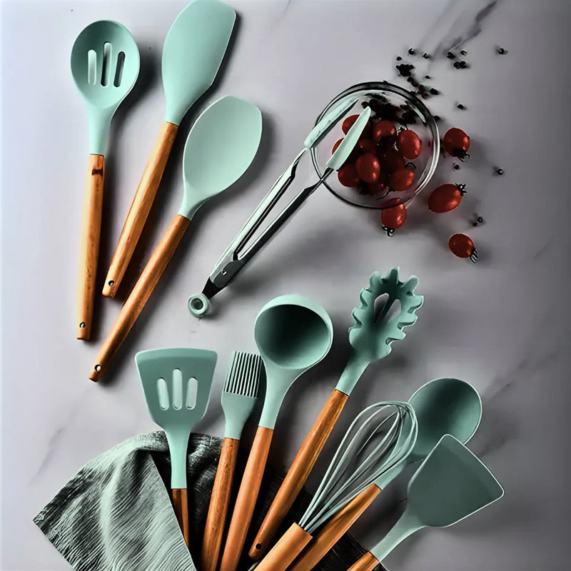 Kit Utensílios de Cozinha Jogo Completo 19 Peças