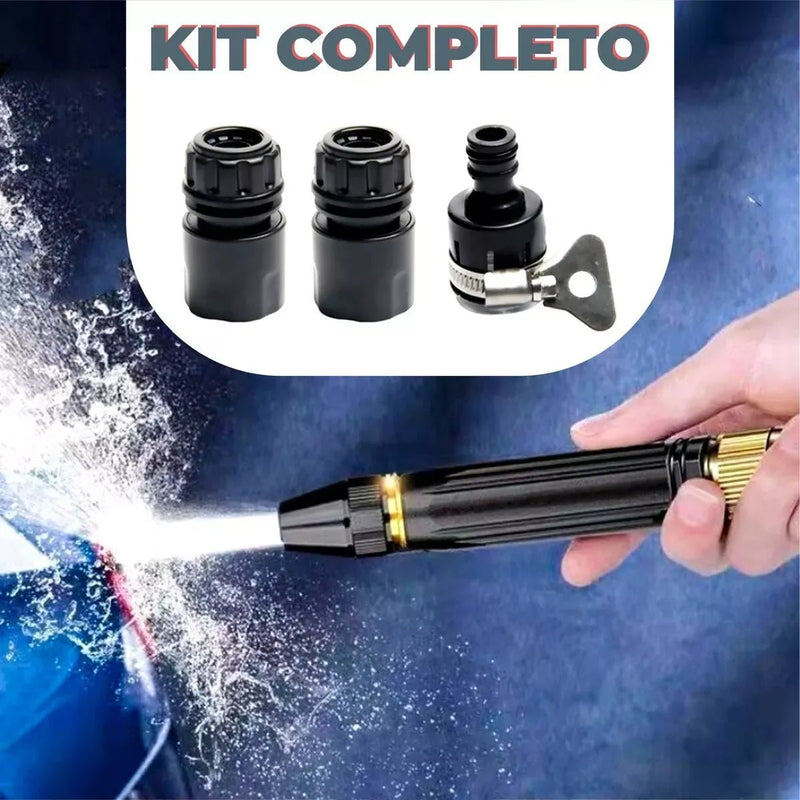 Bico Alta Pressão Jato Mangueira Água Kit 4 Pçs Lava Carro - santtagim.com