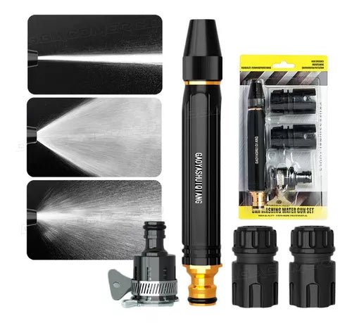 Bico Alta Pressão Jato Mangueira Água Kit 4 Pçs Lava Carro - santtagim.com