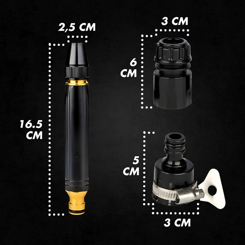 Bico Alta Pressão Jato Mangueira Água Kit 4 Pçs Lava Carro - santtagim.com